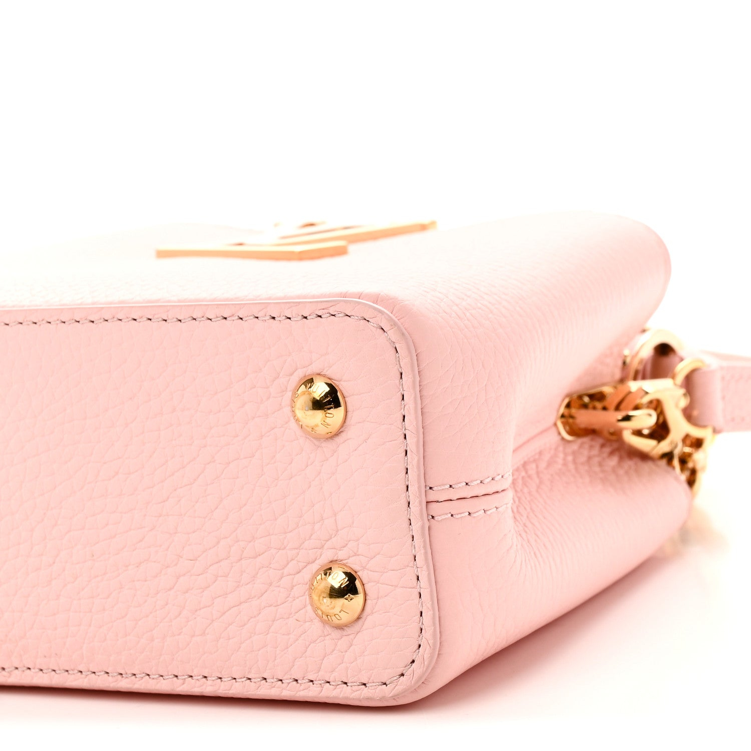 Taurillon Flower Chain Mini Capucines Pink