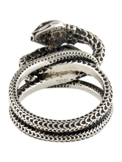 Garden Snakes Cocktail Ring