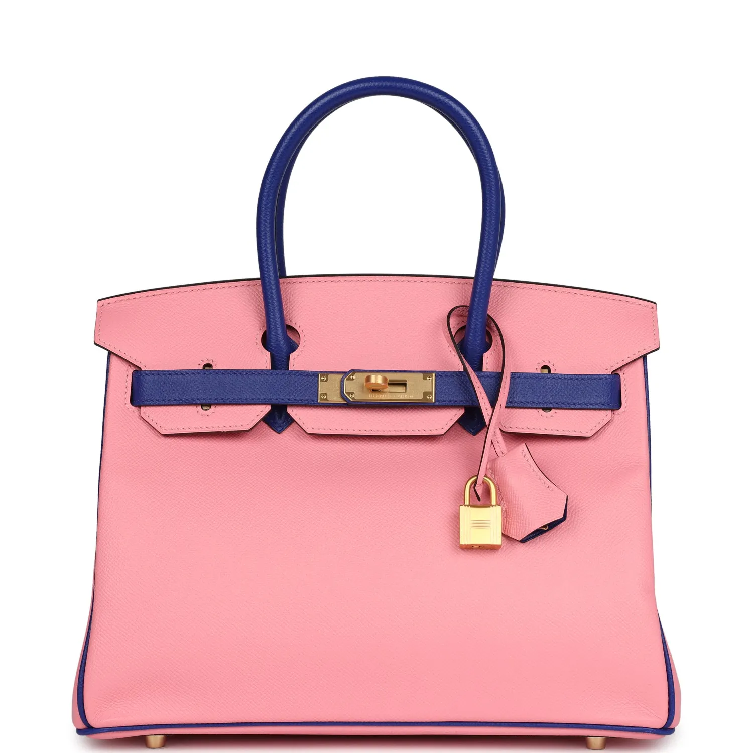 12A TOP LEVEL Herthtmes Birkin 30 Color-Blocked Bags