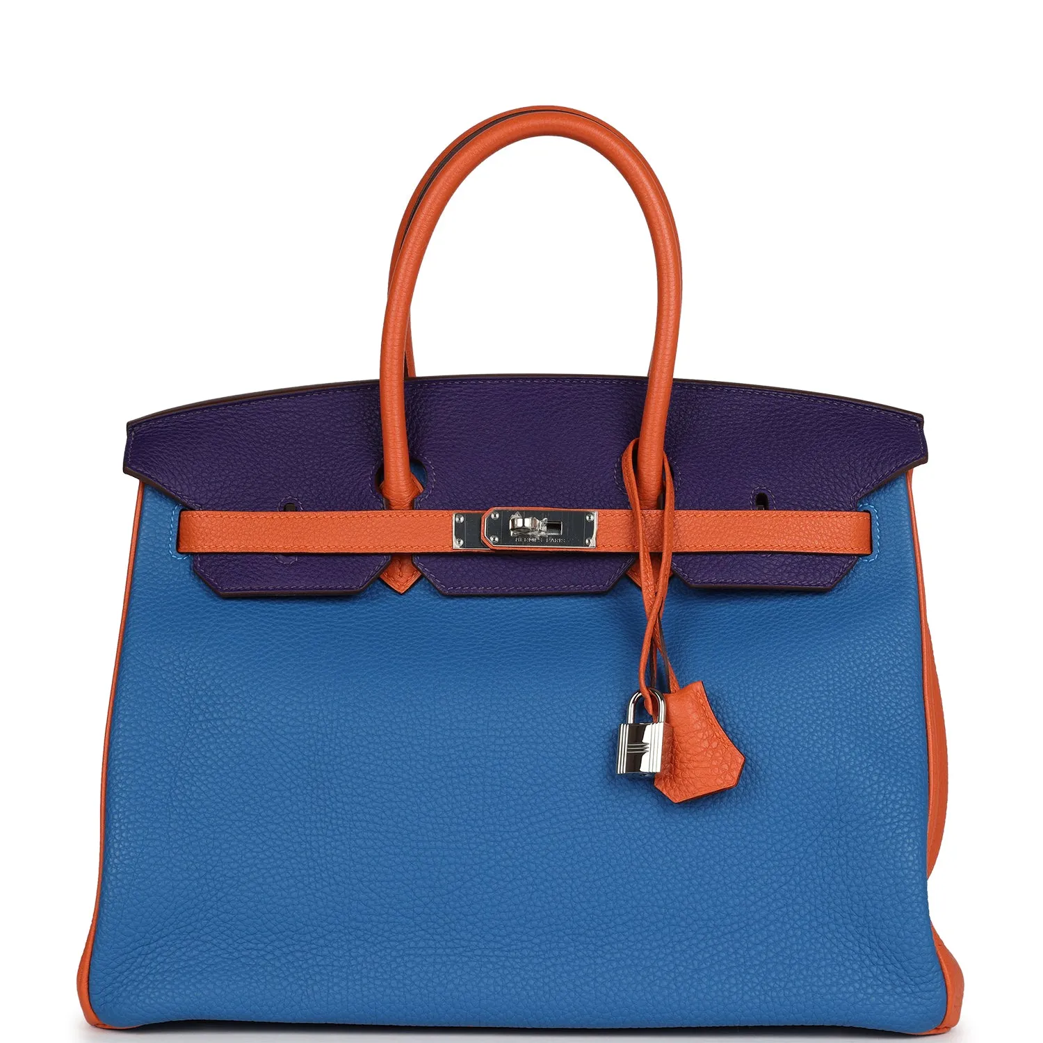 12A TOP LEVEL Herthtmes Birkin 35 Color-Blocked Bags