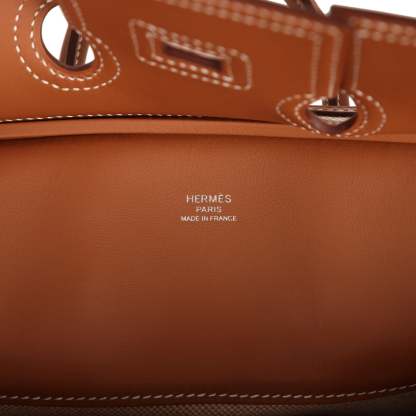 herthtmes Birkin 25 Cargo Ecru-Beige Toile H and Gold Swift Palladium Hardware