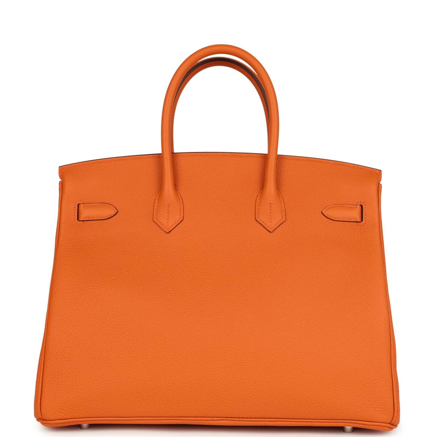 herthtmes Birkin 35 Orange Togo Palladium Hardware