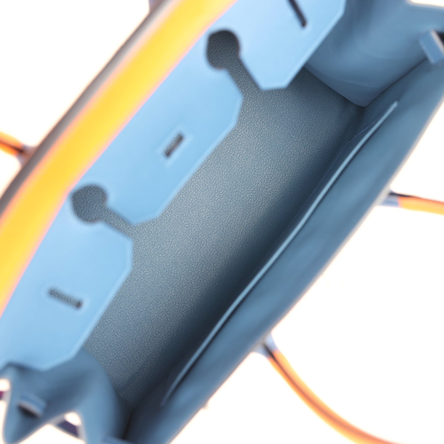 herthtmes Sunset Birkin Sellier 35 Abricot, Bleu Agate, Magnolia and Rouge Casaque Epsom Palladium Hardware