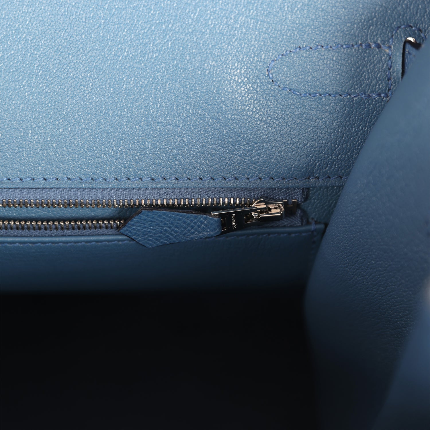 herthtmes Sunset Birkin Sellier 35 Abricot, Bleu Agate, Magnolia and Rouge Casaque Epsom Palladium Hardware