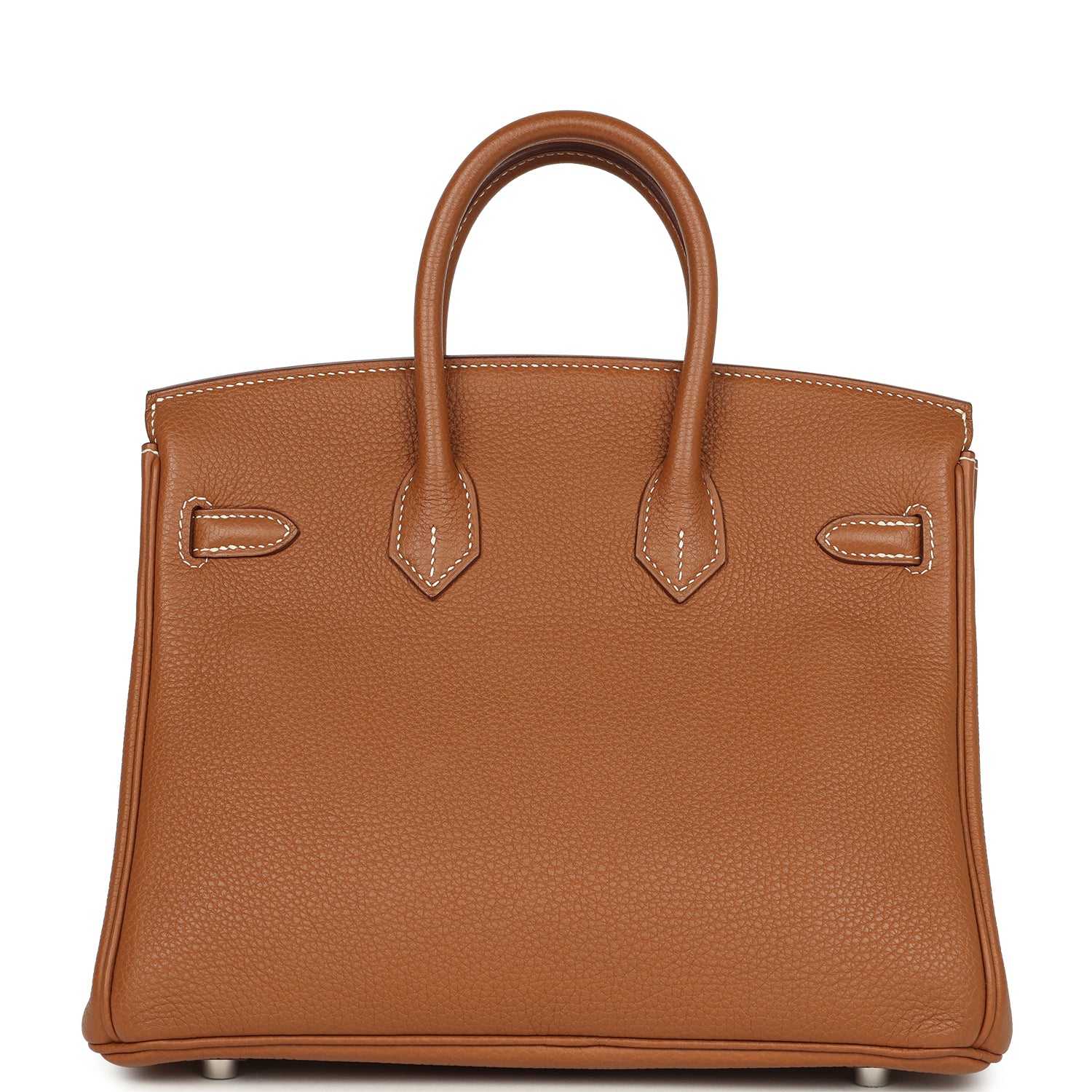 herthtmes Birkin 25 Gold Togo Palladium Hardware