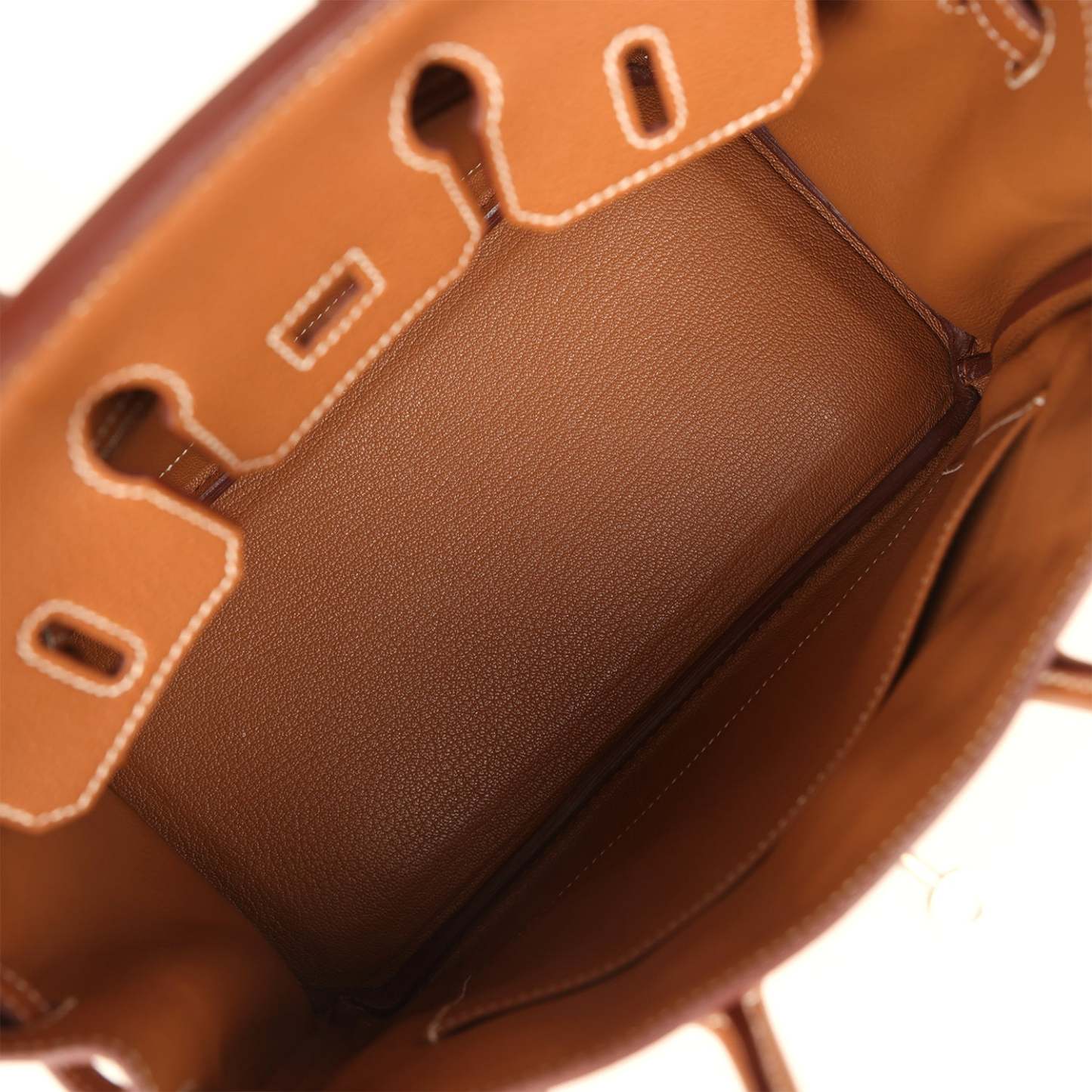 herthtmes Birkin 25 Gold Togo Palladium Hardware