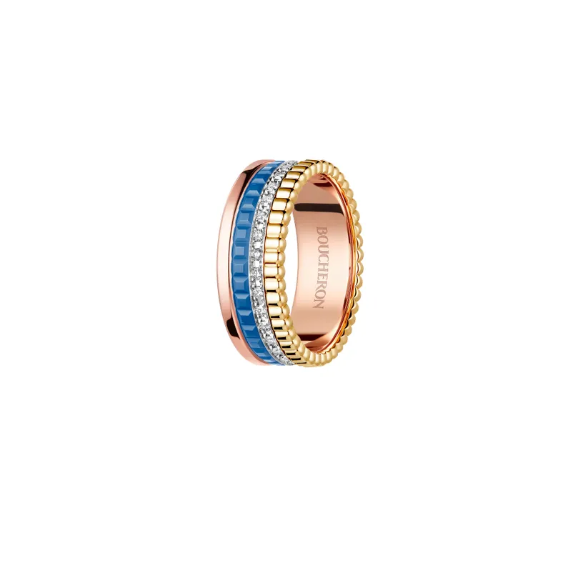 QUATRE BLUE EDITION SMALL RING