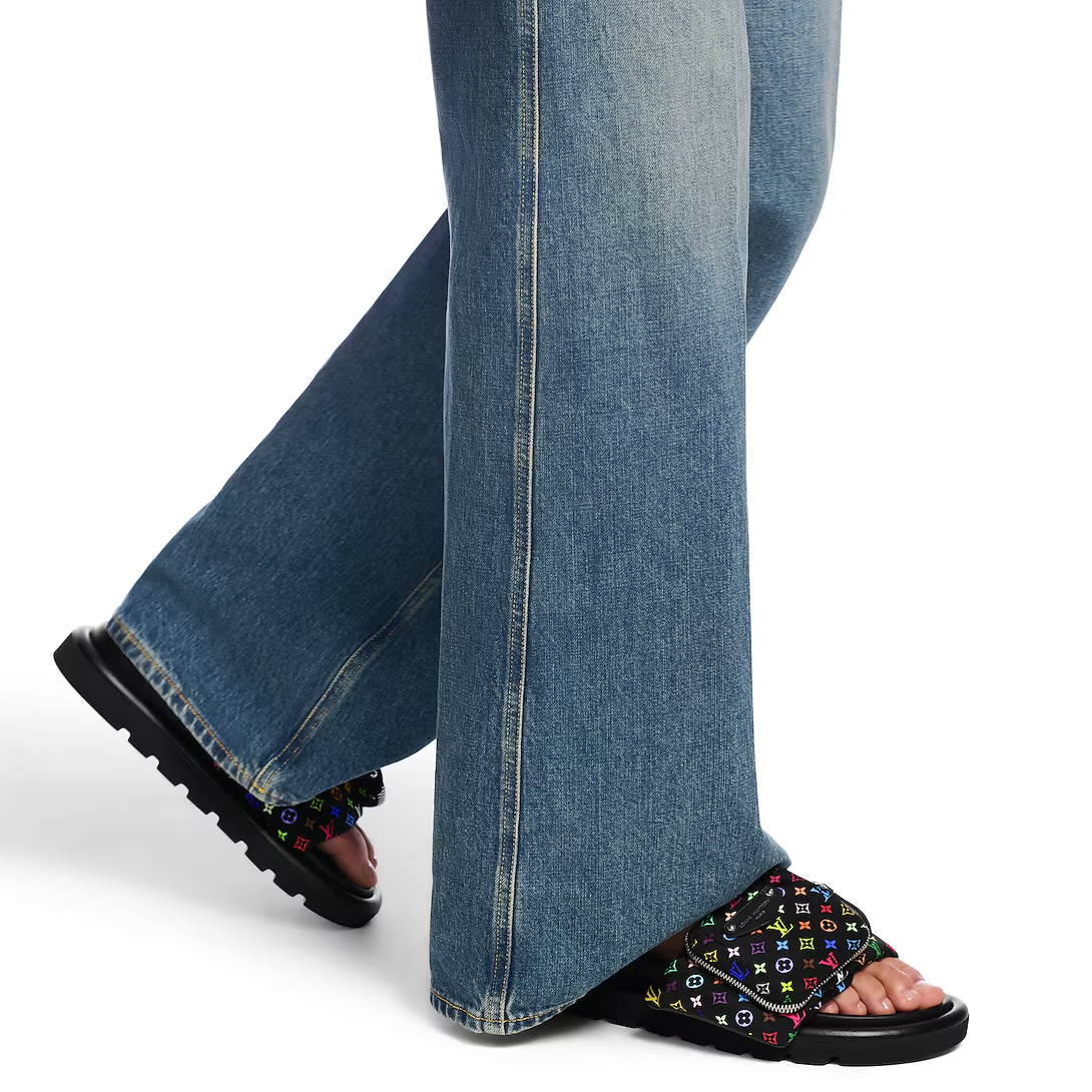 x TM Pool Pillow Flat Comfort Mule