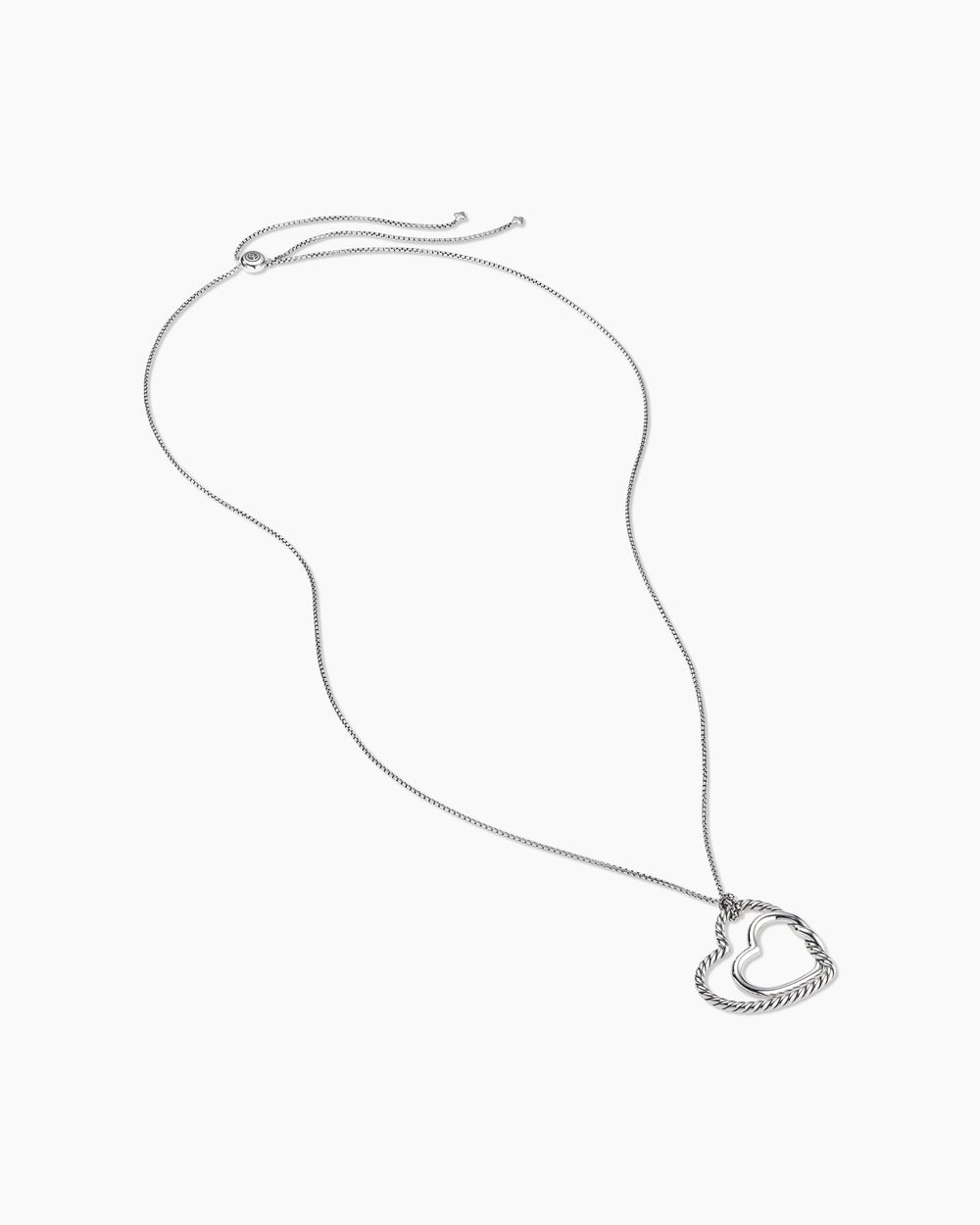 Continuance庐 Heart Necklace Sterling Silver, 38mm