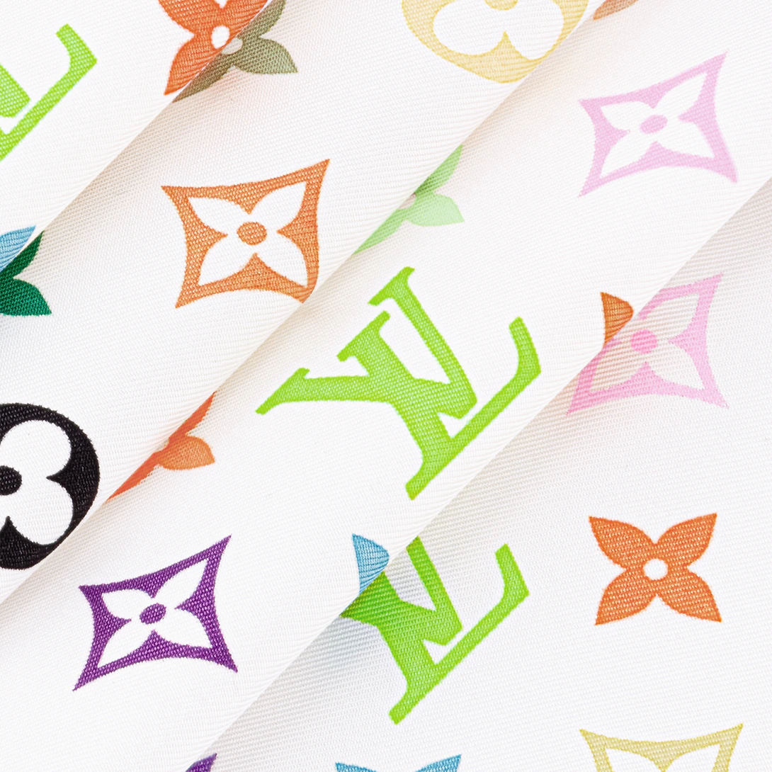 TM Monogram Multicolor Square 90