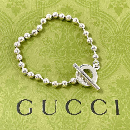 Theatrical bracelet Ball Chain Silver Unisex