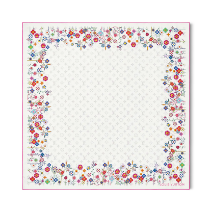 x TM Monogram Superflat Flowers Square 90