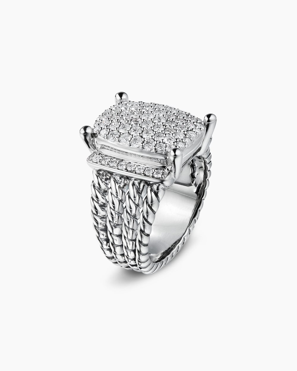 Wheaton庐 Ring Sterling Silver with Diamonds, 16.7mm