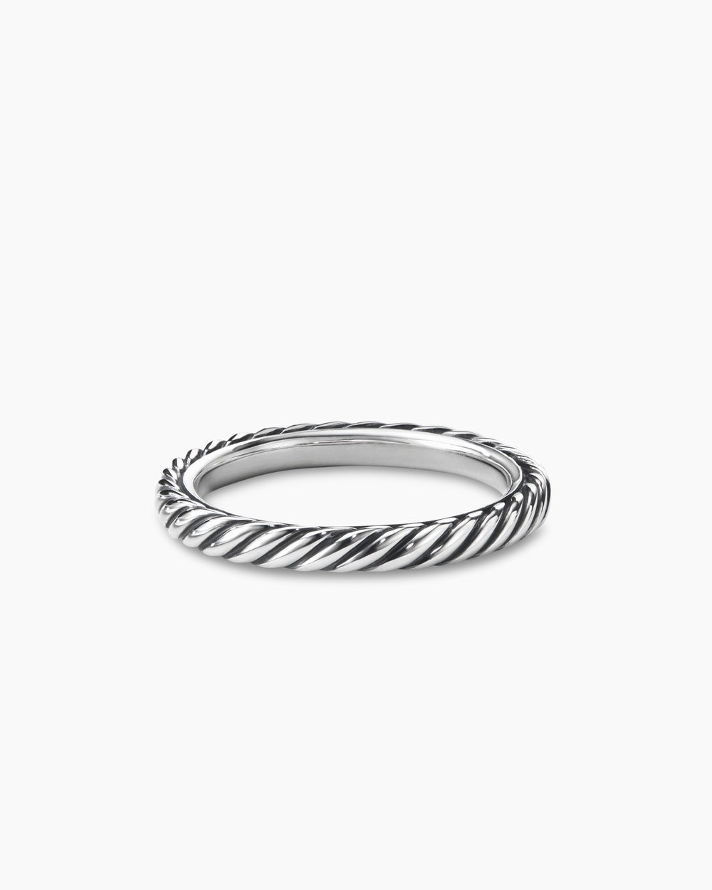 Cable Collectibles庐 Stack Ring Sterling Silver, 3mm
