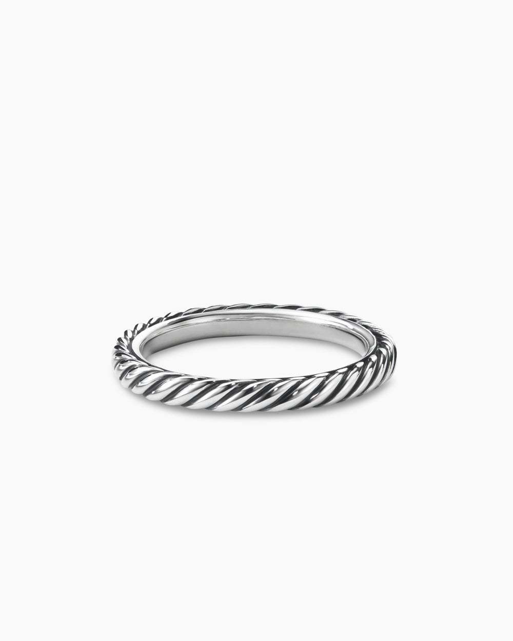 Cable Collectibles庐 Stack Ring Sterling Silver, 3mm