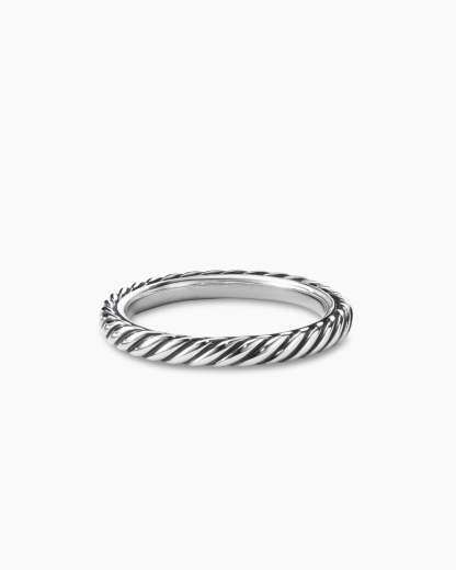 Cable Collectibles庐 Stack Ring Sterling Silver, 3mm