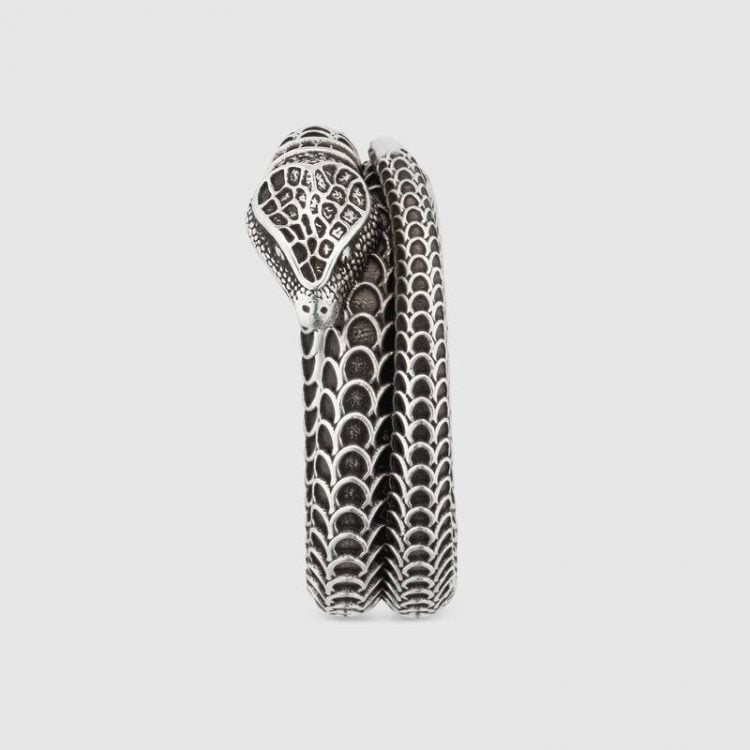 GARDEN SILVER SNAKE RING