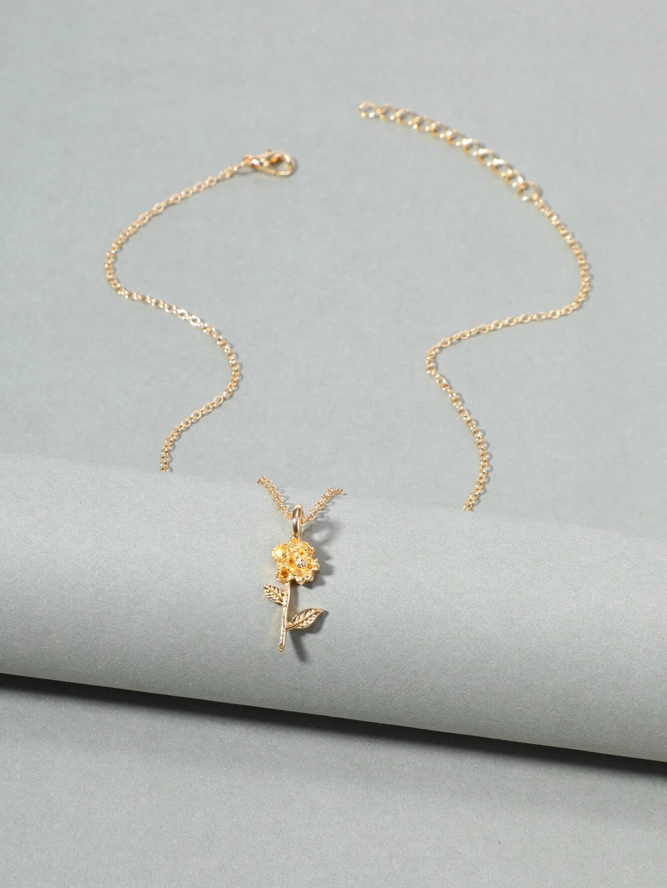 Flower Charm Necklace
