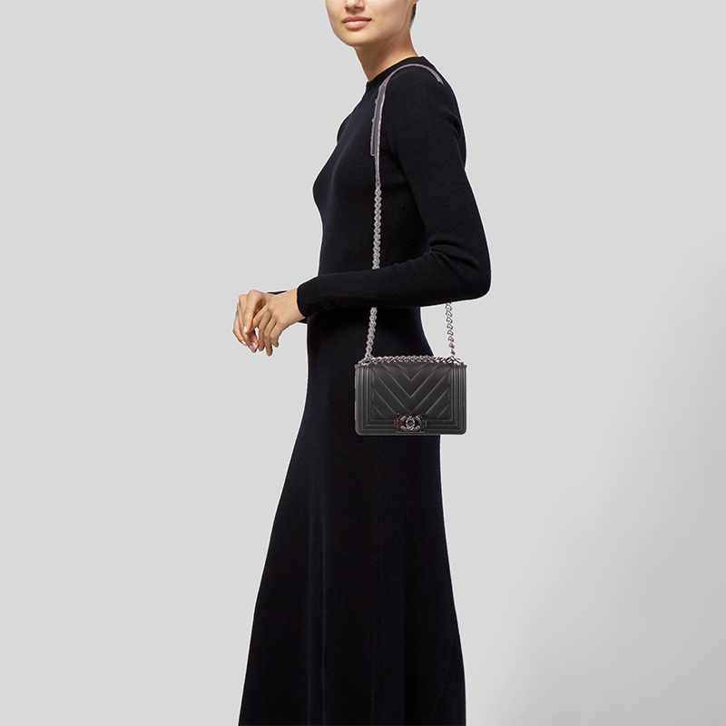 Small Chevron Boy Bag