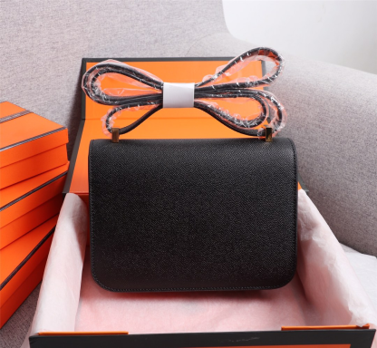 Constance 19/23 bag Black Epsom Leather