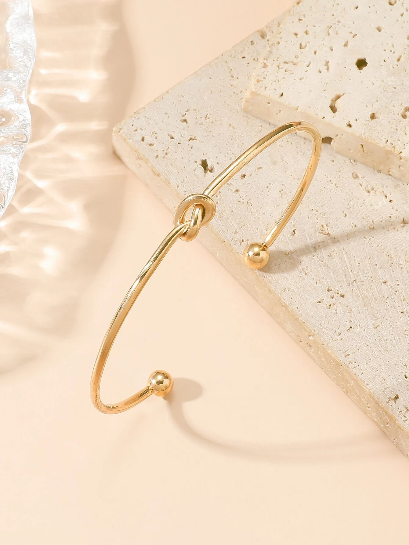 Knot Decor Cuff Bangle