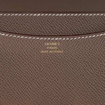 Constance Mini 18 Bag Etoupe Gold Hardware Epsom Leather