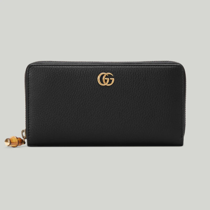 ZIP AROUND WALLET WITH BAMBOO