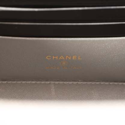 Small Vanity Case White Patent Leather Antique Gold Hardware