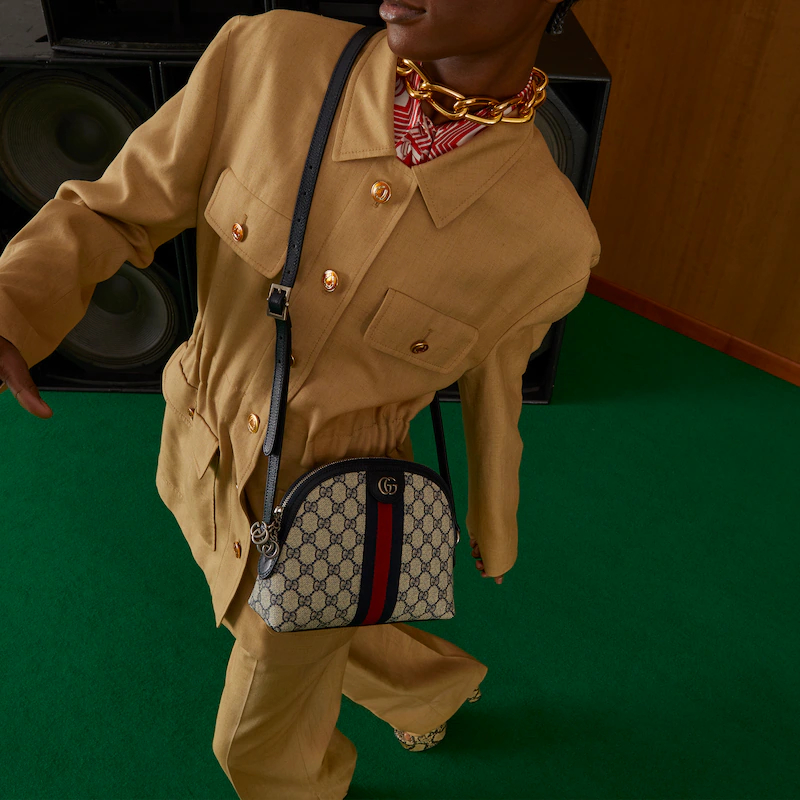 OPHIDIA  SMALL SHOULDER BAG