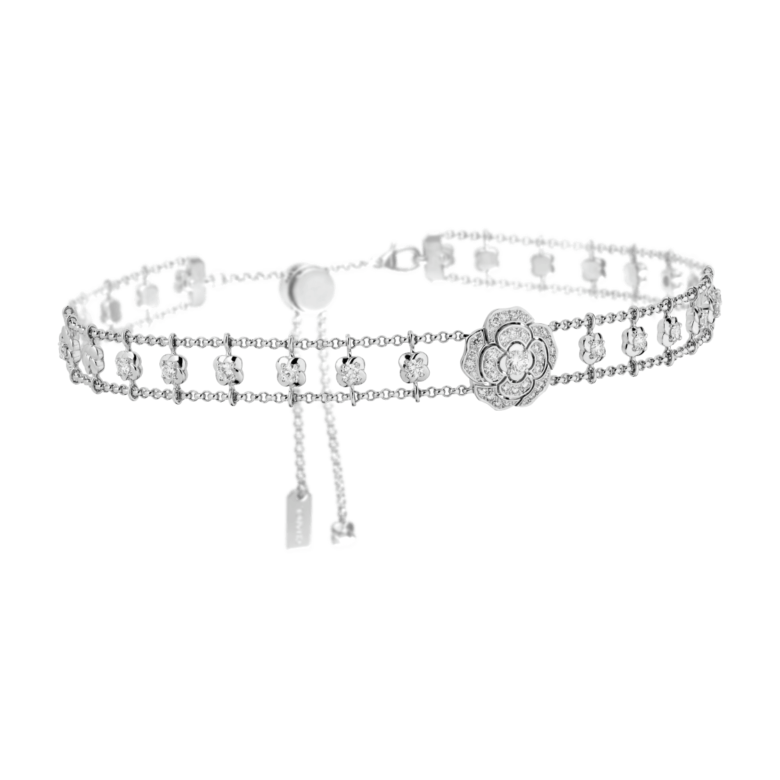 BOUTON DE CAMÉLIA CHOKER