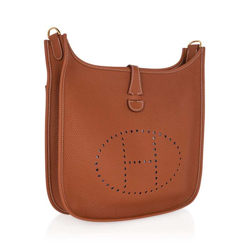 Evelyne PM Bag Gold Clemence Gold Hardware
