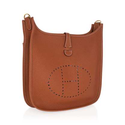 Evelyne PM Bag Gold Clemence Gold Hardware