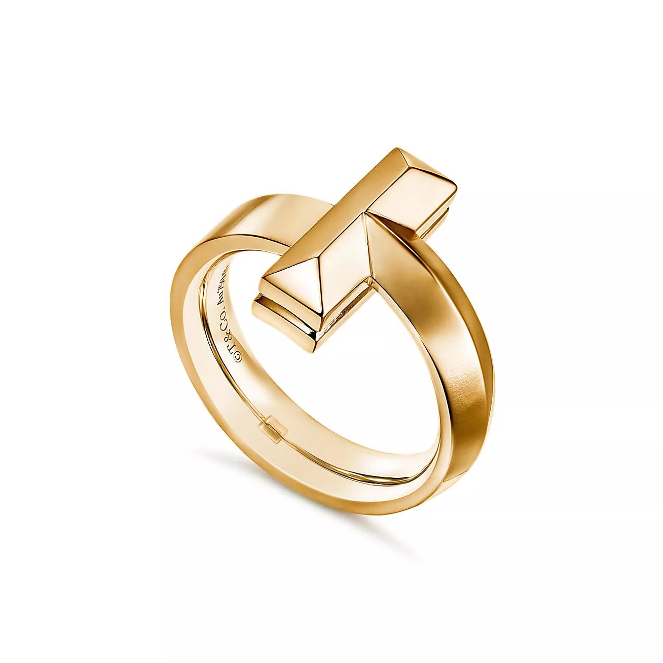 T T1 Ring in 18k Gold