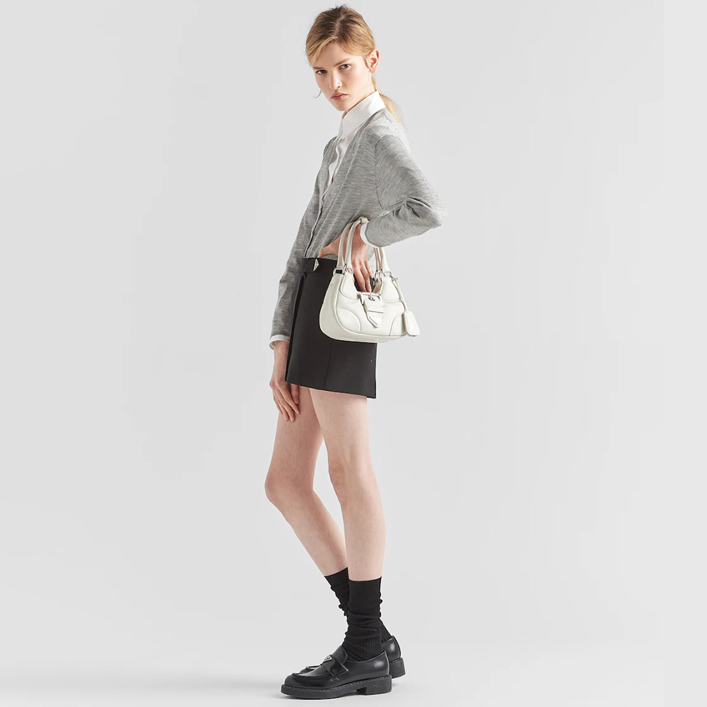 Moon padded nappa-leather bag
