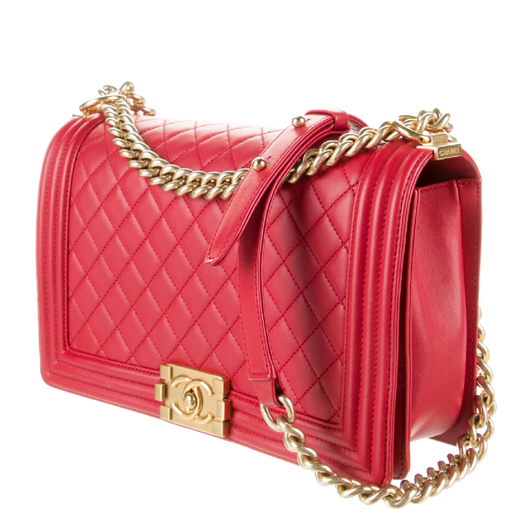 Medium Quilted Boy Bag