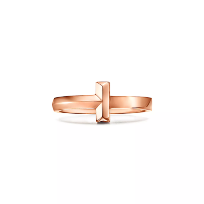 T T1 Ring in Rose Gold, 2.5 mm