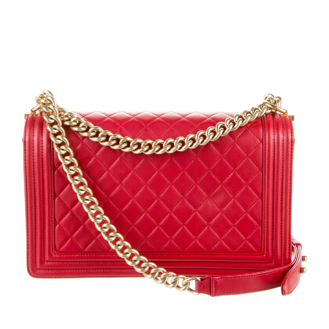 Medium Quilted Boy Bag