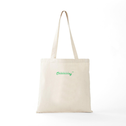 Natural Canvas Tote Bag For Women