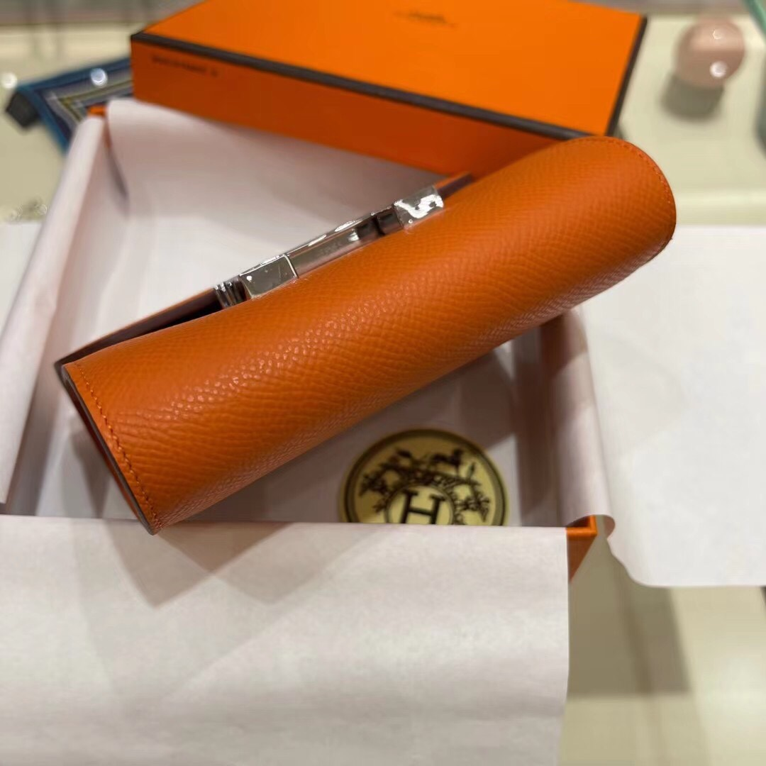 Constance Mini 13 Bag Orange Epsom Leather