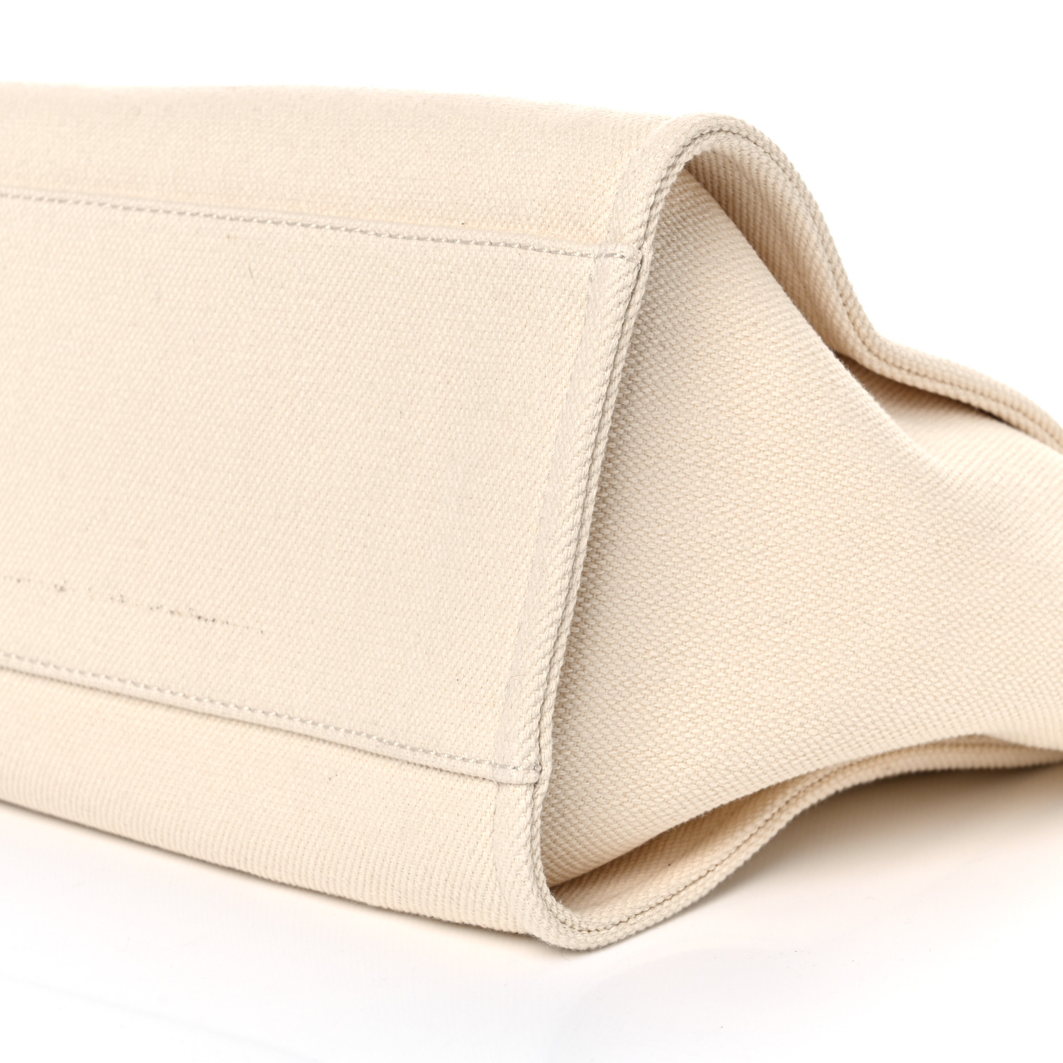 Canvas Pearl Large Deauville Tote Ecru Beige