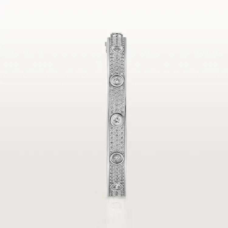 LOVE BRACELET, DIAMOND-PAVED