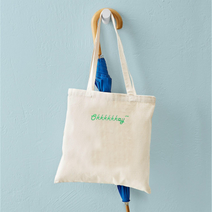 Natural Canvas Tote Bag For Women
