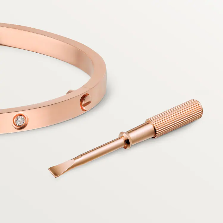 LOVE BRACELET, SMALL MODEL, 6 DIAMONDS