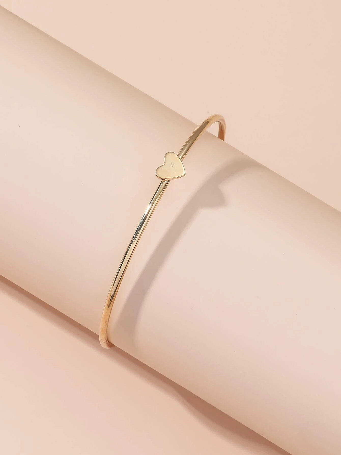 1pc Cute Heart Shaped Personality Adjustable Bracelet With Holiday Vibes Great For Daily Wear