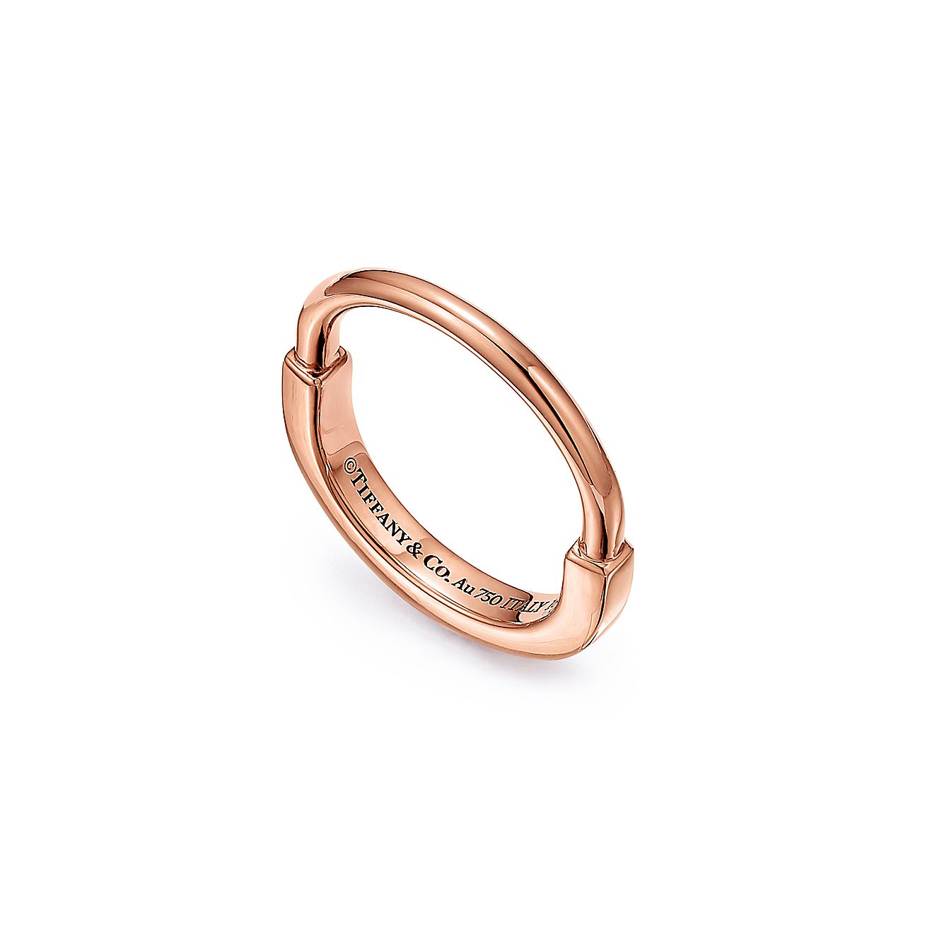 Lock Ring in Rose Gold