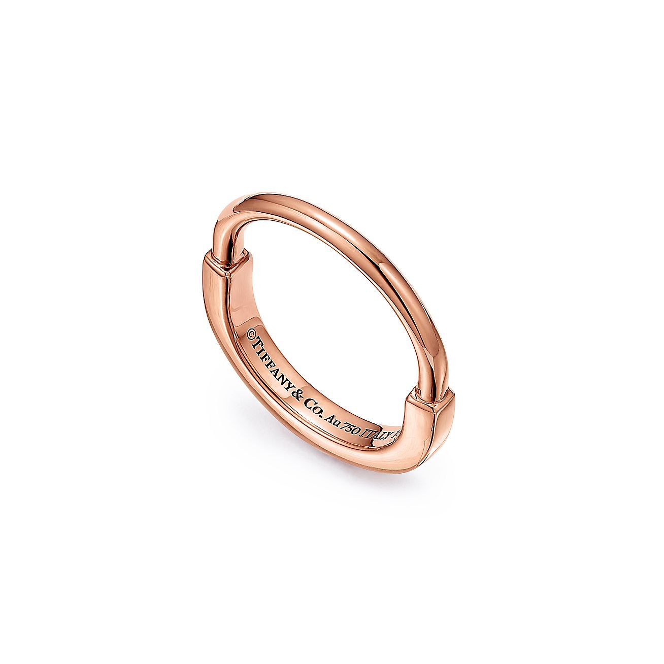 Lock Ring in Rose Gold