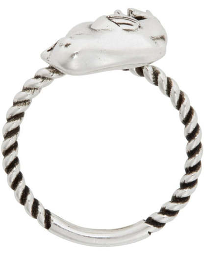 Chick Motif Ring in Silver