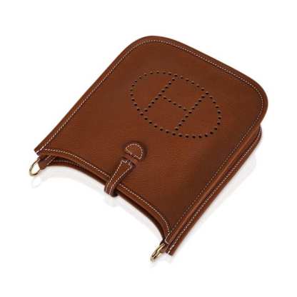 Evelyne TPM Fauve Barenia Faubourg Bag Gold Hardware