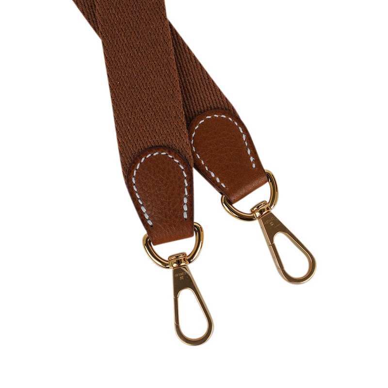 Evelyne TPM Fauve Barenia Faubourg Bag Gold Hardware