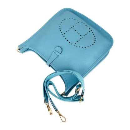 Evelyne PM Bag Blue De Nord Clemence Gold
